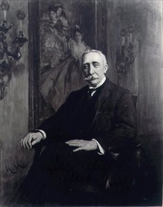 カール・マイヤー卿（1851-1922）の肖像 1910年頃（油彩・キャンバス） 作： Hubert von Herkomer