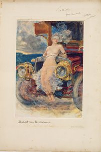 宴会プログラム「Die Zukunft」（「The Future」）1905（メニューカードのグラビア） 作： Hubert von Herkomer