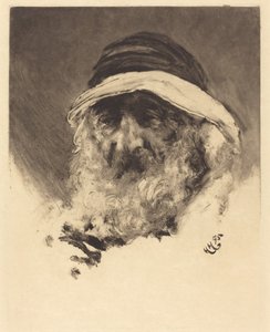 アラブの頭の研究 作： Hubert von Herkomer