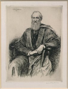 ウィリアム・トムソン、第1男爵ケルビン（1824-1907）イギリスの数学者および物理学者、1891年 作： Hubert von Herkomer