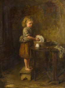小さな主婦、19世紀 作： Hugh Cameron