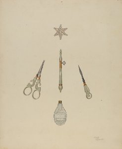 私室セット 作： Hugh Clarke