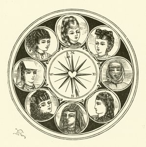 性的コンパス（彫刻 作： Hugh Rowley