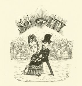 社会、大きなEYEを持つ（彫刻 作： Hugh Rowley
