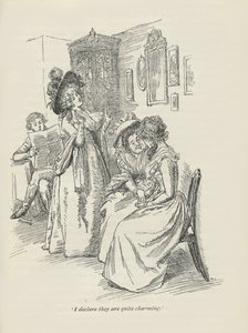 私はそれらが非常に魅力的であることを宣言します、1896 作： Hugh Thomson