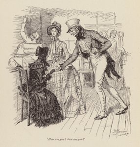 Gaskell夫人によるCranfordのイラスト（彫刻） 作： Hugh Thomson