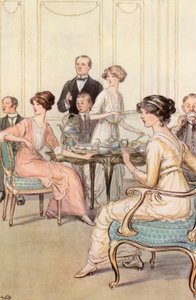 JM Barries The Admirable Crichtonのイラスト 作： Hugh Thomson