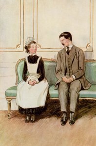 JM Barries The Admirable Crichtonのイラスト 作： Hugh Thomson