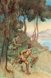 JM Barries The Admirable Crichtonのイラスト 作： Hugh Thomson