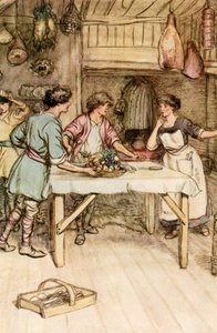 JM Barries The Admirable Crichtonのイラスト 作： Hugh Thomson