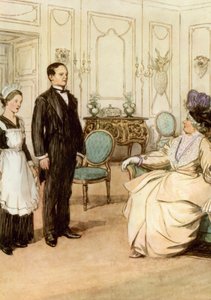 JM Barries The Admirable Crichtonのイラスト 作： Hugh Thomson