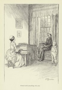 ギルフィルスラブストーリーのイラスト 作： Hugh Thomson