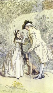 ギルフィルスラブストーリーのイラスト 作： Hugh Thomson