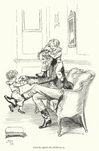 ジェーン・オースティンの「パースエイション」のイラスト（リトグラフ 作： Hugh Thomson