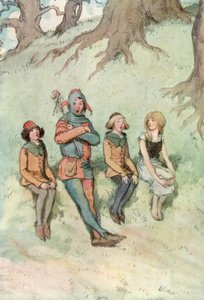 シェイクスピアのイラスト「好きなように」 作： Hugh Thomson