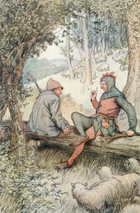 シェイクスピアのイラスト 作： Hugh Thomson