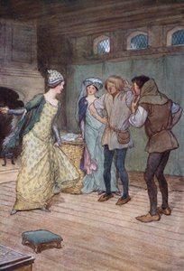 ウィンザーの陽気な妻のイラスト 作： Hugh Thomson