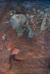 ウィンザーの陽気な妻のイラスト 作： Hugh Thomson