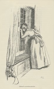 窓シャッターを開けた、1896 作： Hugh Thomson
