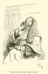 ある裁判官の前での説教（彫刻