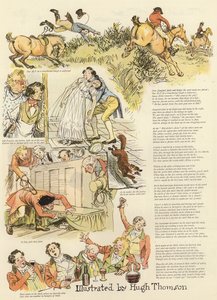 Hollydale Huntを描いた一連のイラスト 作： Hugh Thomson