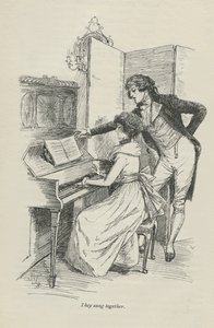 彼らは一緒に歌った、1896 作： Hugh Thomson