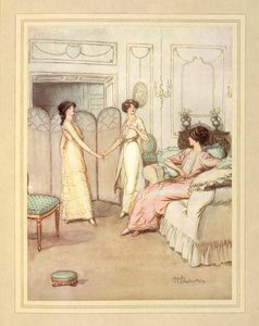 J. M. Barrie の「The Admirable Crichton」の 3 人の女性 作： Hugh Thomson