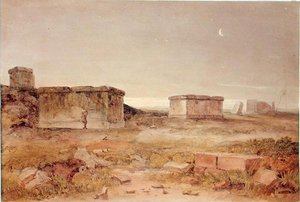 古代のサルコファギ、ガラテアの夜明け 作： Hugh William Williams