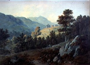キリークランキー近くのコリワンロッカのアレーン農場 作： Hugh William Williams