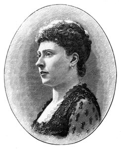 ビクトリア女王の末娘、ベアトリス王女、1900年。 作： Hughes and Mullins