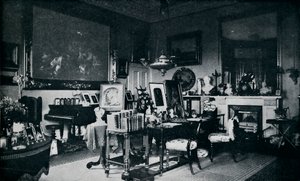 クイーンズプライベートリビングルーム、オズボーン、c1899、1901