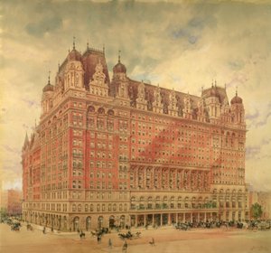 ザウォルドルフアストリアホテル、1896 作： Hughson Frederick Hawley