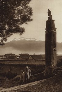 メキシコ：アメカメカとイスタチオワトル（モノクロ写真） 作： ウーゴ・ブレーメ