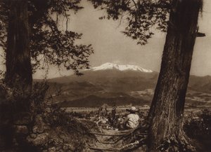 メキシコ：アメカメカとイスタチオワトル（モノクロ写真） 作： ウーゴ・ブレーメ