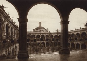 メキシコ：首都メヒコ、ビスカイナス大学（モノクロ写真） 作： ウーゴ・ブレーメ