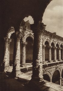 メキシコ：首都メヒコ、マーセド修道院（モノクロ写真） 作： ウーゴ・ブレーメ