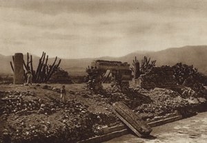 メキシコ：オアハカ州ミトラ遺跡（モノクロ写真） 作： ウーゴ・ブレーメ