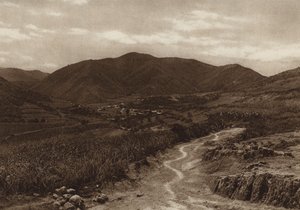 メキシコ：サン・バルトリート（モノクロ写真）