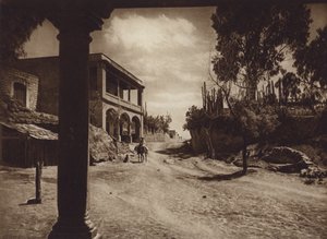 メキシコ：首都メヒコ郊外サン・エステバン（モノクロ写真）