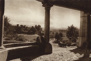 メキシコ：首都メヒコ郊外サン・エステバン（モノクロ写真） 作： ウーゴ・ブレーメ
