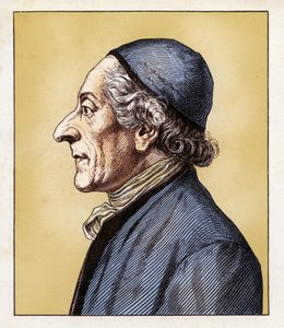 Johann Caspar LAVATER (11 novembre 1741-2 gennaio 1801) 1854年 (エングレーヴィング) 作： Hugo Bürkner