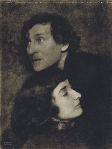 マルクとベラ シャガール、1923 年。 作： Hugo Erfurth
