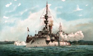 S.M. 敬礼する沿岸戦艦オーディン 作： Hugo Graf
