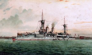 S.M. 戦艦ヴァイセンブルク 作： Hugo Graf