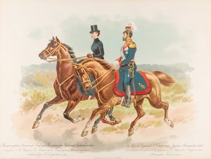 ロシアのニコライ2世の騎馬像 作： Hugo Karlovich Bakmanson