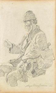 休憩するハイカー 作： Hugo Kauffmann