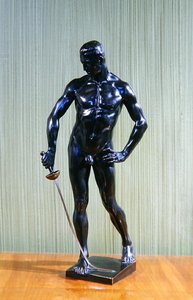 ザ・フェンサー（ブロンズ） 作： Hugo Lederer