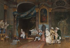 会議、1880年頃 作： Hugo Salmson