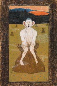 フロスト、1895年。 作： Hugo Simberg
