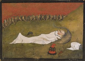 ホブゴブリン王の睡眠 作： Hugo Simberg